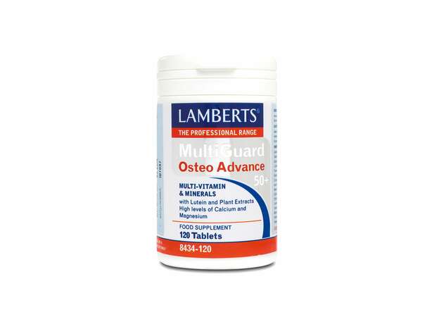 Lamberts Multiguard Osteo Advance 50+ Multi Vitamins & Minerals ,120 Tablets