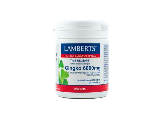 Lamberts Ginkgo Biloba extract 6000mg 60 tabs