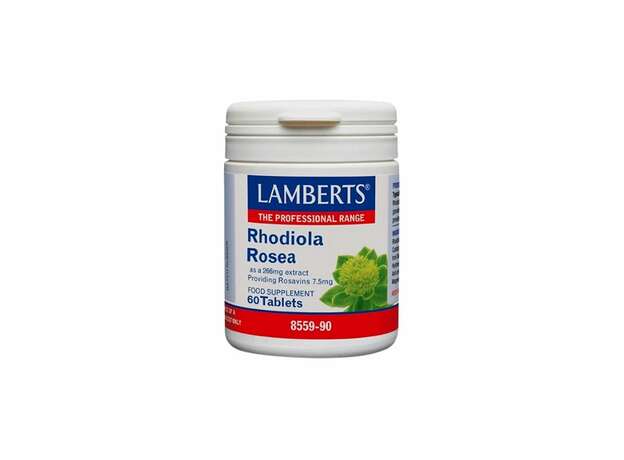 Lamberts Rhodiola Rosea Αυξάνει την Αντοχή & τη Δύναμη του Οργανισμού 60 tabs