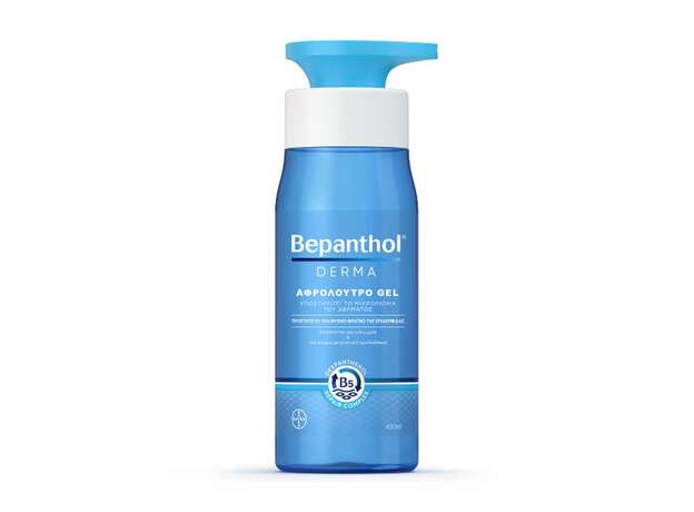 Bayer Bepanthol Derma Απαλός Καθαρισμός Σώματος Καθημερινό Αφρόλουτρο Gel 400ml