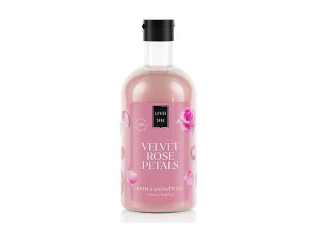 Lavish Care Bath & Shower Gel Αφρολουτρο Velvet Rose Petals, 500ml