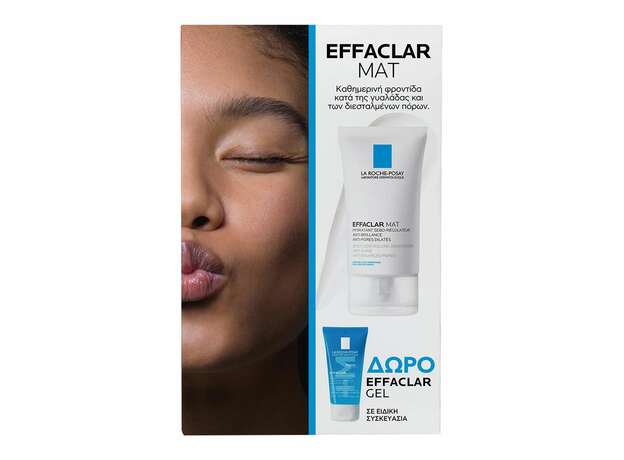 La Roche Posay Πακέτο Προσφοράς Effaclar Mat 40ml & Gel Καθαρισμού για Λιπαρή / Ευαίσθητη Επιδερμίδα, 50ml