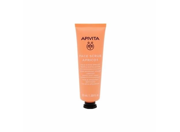 Apivita Face Scrub Ήπιας Απολέπισης με Βερίκοκο 50ml