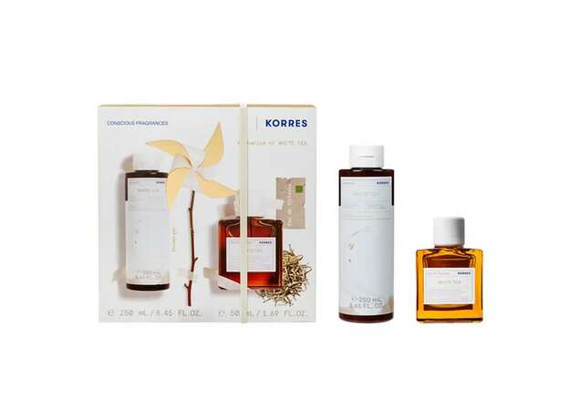 Korres Promo με White Tea Αφρόλουτρο, 250ml & White Tea Eau de Toilette Γυναικείο Άρωμα, 50ml, 1σετ