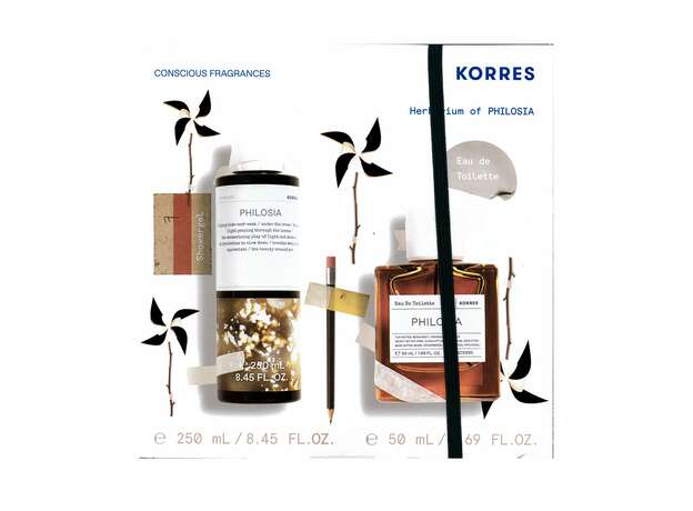 Korres Promo Philosia Αφρόλουτρο, 250ml & Eau De Toilette Γυναικείο Άρωμα, 50ml, 1σετ