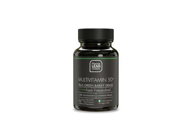 Pharmalead Black Range Multivitamin 50+ Plus Green Barley Grass, 30veg.tabs