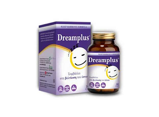 Health Plus Dreamplus Συμπλήρωμα Διατροφής που Συμβάλλει στην Βελτίωση του Ύπνου, 30κάψουλες