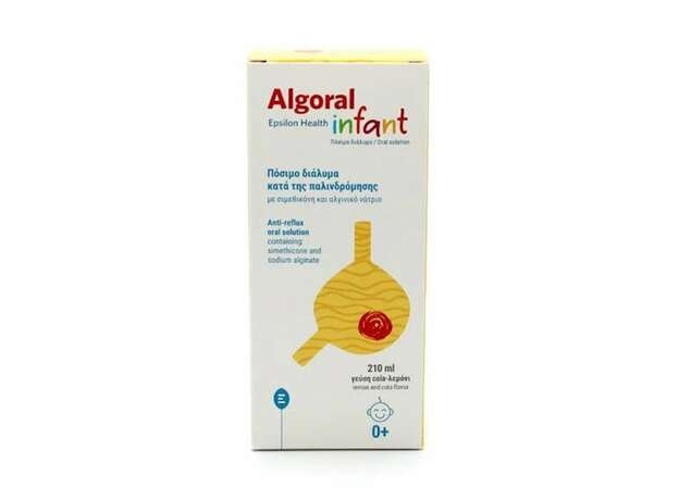 Epsilon Health Algoral Infant Anti-Reflux Oral Solution με Γεύση Cola - Λεμόνι 210ml