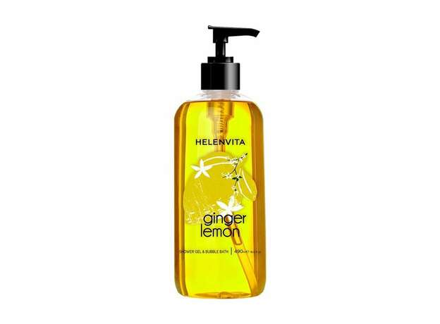 Helenvita Shower Gel Ginger Lemon, Αφρόλουτρο 490ml