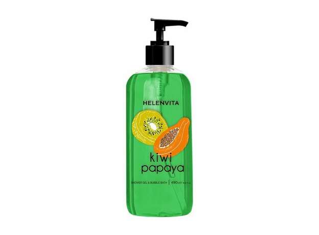 Helenvita Shower Gel Kiwi Papaya, Αφρόλουτρο 490ml