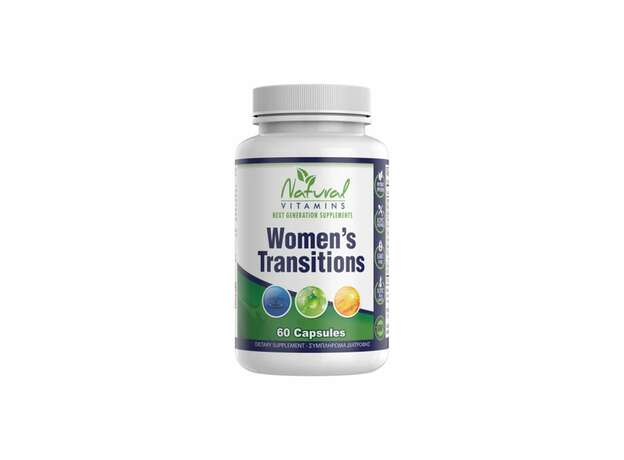 Natural Vitamins Womens Transitions (Συμπλήρωμα Διατροφής για τη Διαχείριση των Συμπτωμάτων της Εμμηνόπαυσης) 60caps