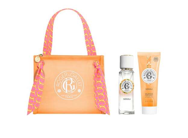 Roger&Gallet Neroli Promo Wellbeing Fragrant Water Γυναικείο Άρωμα, 30ml, Wellbeing Shower Gel Αναζωογονητικό Αφρόλουτρο, 50ml & Δώρο Τσαντάκι, 1σετ