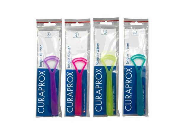 Curaprox Tongue Cleanser CTC 202 Καθαριστής Γλώσσας, Διπλή Ξύστρα  1Τμχ