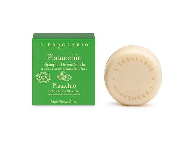 L'Erbolario Solid Shower Shampoo Pistacchio Σαπούνι για το Μπάνιο με Άρωμα Φυστίκι, 60g