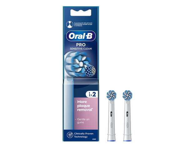 Oral-B Pro Sensitive Clean Soft Electric Toothbrush Head 2 Τεμάχια