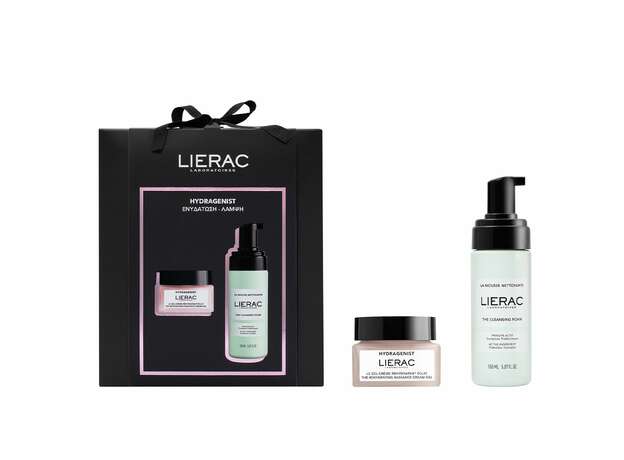 LIERAC Εορταστικο Set Hydragenist Gel-Crème 50ml+Αφροσ Καθαρισμου 150ml