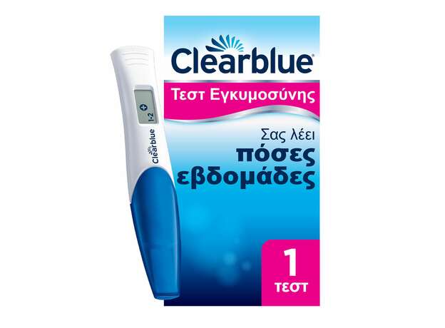 Clearblue Digital Ψηφιακό Τεστ Εγκυμοσύνης 1 Τεμάχιο