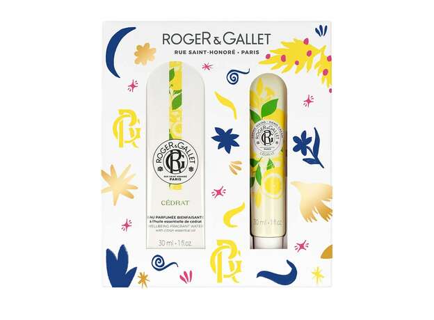 ROGER & GALLET Cédrat Beneficial Water and Hydration Giftboxes Beneficial Perfumed Water 30ml Free Hands Cream 30ml