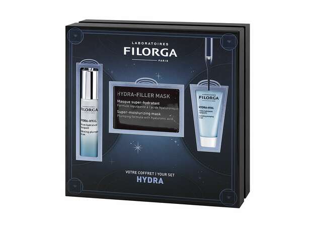 FILORGA COFFRET HYDRA-HYAL - Sérum Hydratant Repulpant 30ml + Crème Hydratante Repulpante 15ml + Hydra-Filler Masque Super-Hydratant 20ml