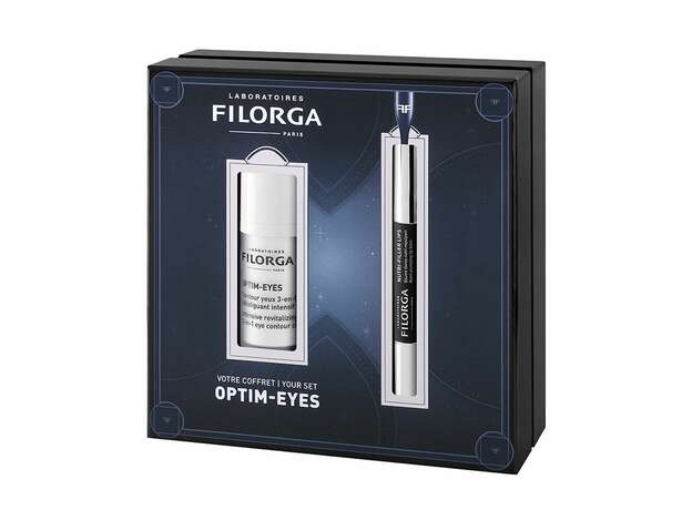 Filorga COFFRET Optim-Eyes Contour Yeux 3-en-1 Défatiguant Intensif 15ml + Nutri-Filler Lips Baume Lèvres Nutri-Repulpant 4g