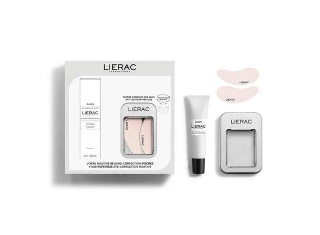 Lierac Set Lierac Dioptipoche Ζελ Λείανσης για διόρθωση στις Σακούλες 15ml + Επαναχρησιμοποιούμενα Patches για τα μάτια