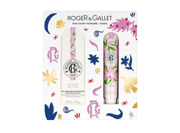 ROGER & GALLET Feuille de Thé Giftboxes Beneficial Water 30ml + Hands cream 30ml All skin types