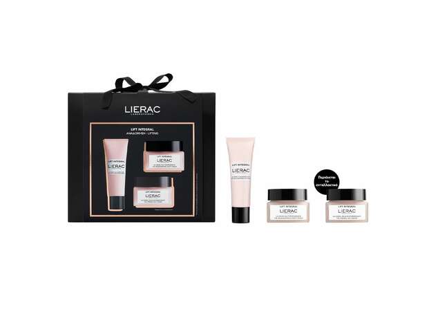 LIERAC Εορταστικο Set Lift Integral Κρεμα Νυχτασ 50ml+Refill Κρεμα Ημερασ 50ml+ Κρεμα Για Λαιμο Και Ντεκολτε 50ml