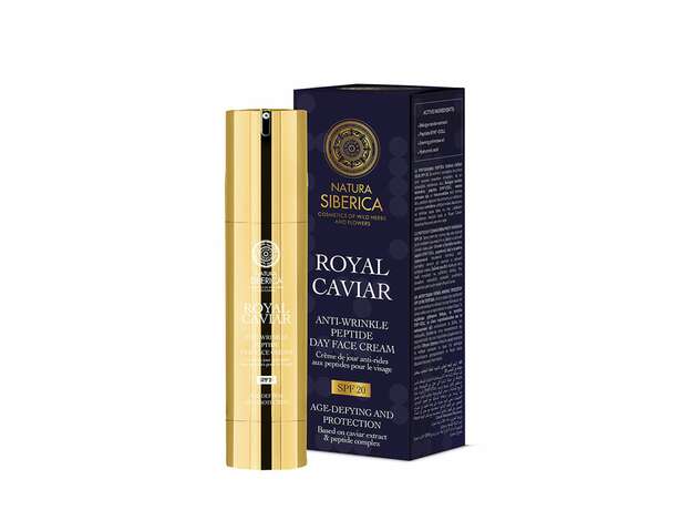 Natura Siberica Royal Caviar Kρέμα ημέρας με SPF 20 για προστασία & ενυδάτωση, 50ml