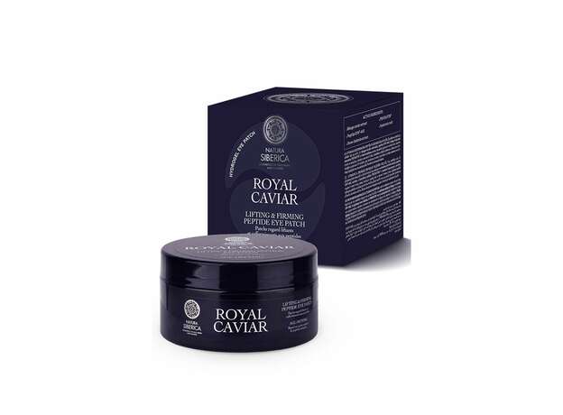 Natura Siberica Royal Caviar Eye Patches με σύμπλεγμα πεπτιδίων για Botox effect, 60 pcs