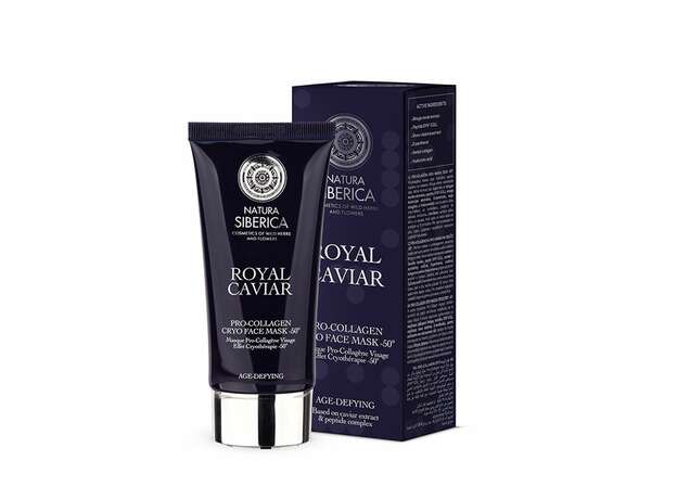 Natura Siberica Royal Caviar Cryo Mask -50° με φυτικό κολλαγόνο για Ελαστικότητα & Λάμψη, 75ml