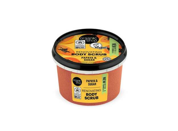 Οganic Shop Juicy Papaya & Sugar Body Scrub 250ml