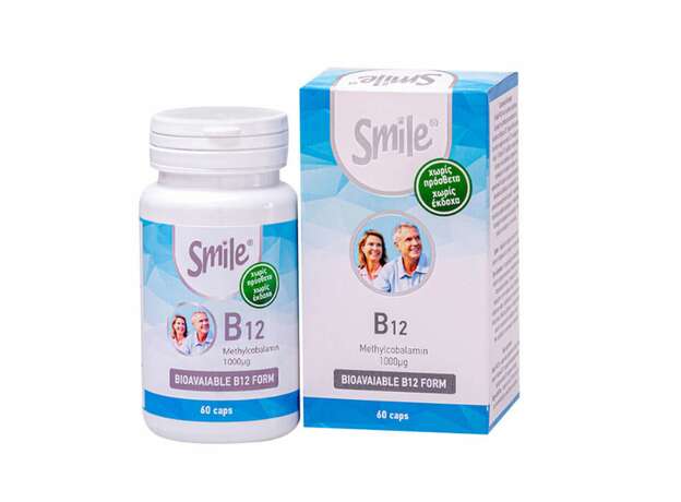 Smile B12 1000μg 60caps