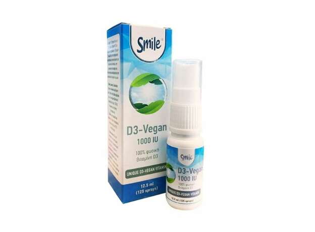 Smile D3 Vegan Oral Spray 1000iu 12.5ml