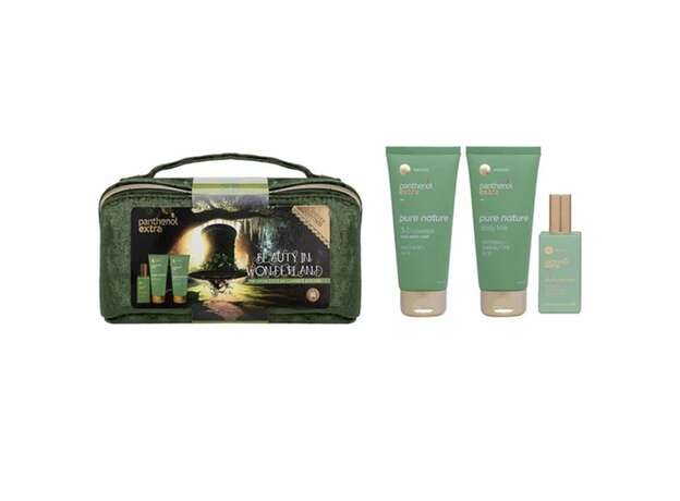 Medisei Panthenol Extra PROMO PACK Pure Nature Eau De Toilette 50ml, 3in1 Cleanser 100ml & Body Milk 100ml.