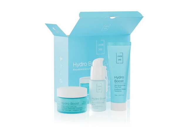 Lavish Care Hydro Boost - Moisturising Hydro-Gel 50mL, Skin Moisturising Face Mask 75mL & Moisture Balance Face Serum 30mL