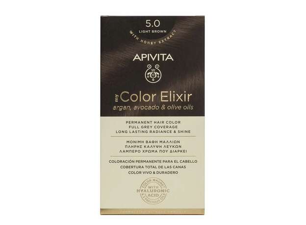 Apivita My Color Elixir Βαφή Μαλλιών 5.0 Καστανό Ανοιχτό 125ml