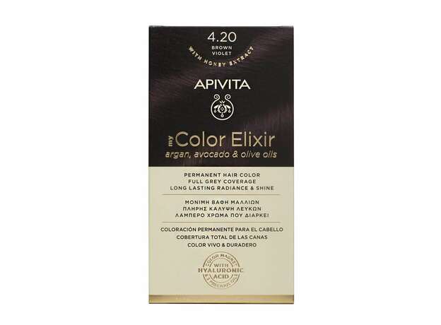 Apivita My Color Elixir Βαφή Μαλλιών 4.20 Καστανό Βιολετί 125ml