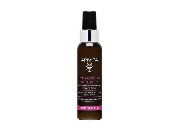 Apivita Gentle Eye Make-up Remover Ντεμακιγιάζ Ματιών με Μέλι & Τίλιο 100ml