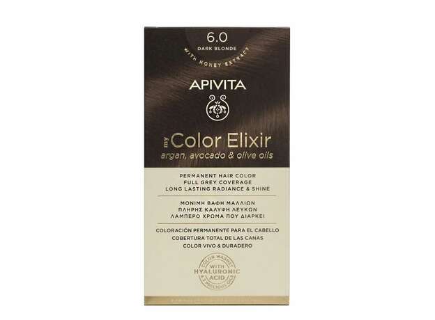 Apivita My Color Elixir Βαφή Μαλλιών 6.0 Ξανθό Σκούρο 125ml