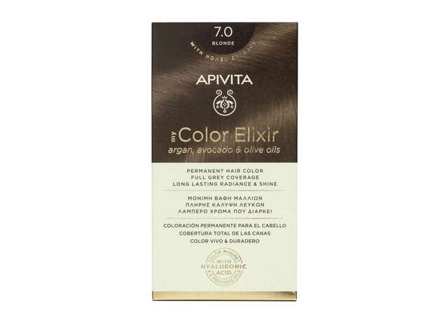 Apivita My Color Elixir Βαφή Μαλλιών 7.0 Ξανθό 125ml