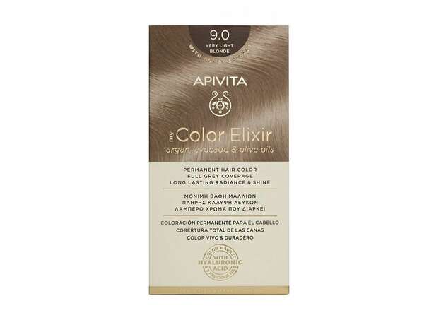 Apivita My Color Elixir Βαφή Μαλλιών 9.0 Ξανθό Πολύ Ανοιχτό 125ml