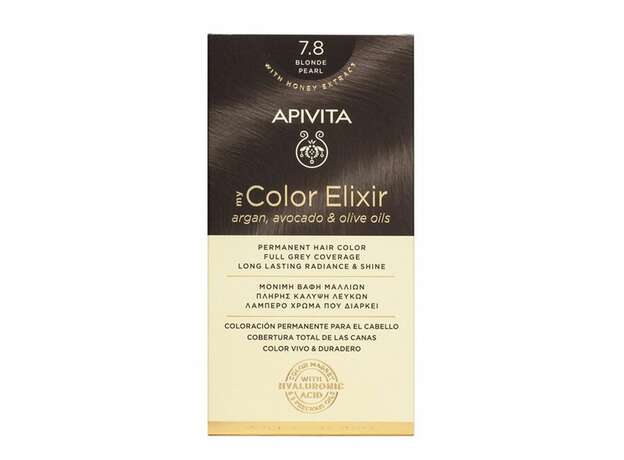 Apivita My Color Elixir Βαφή Μαλλιών 7.8 Ξανθό Περλέ 125ml