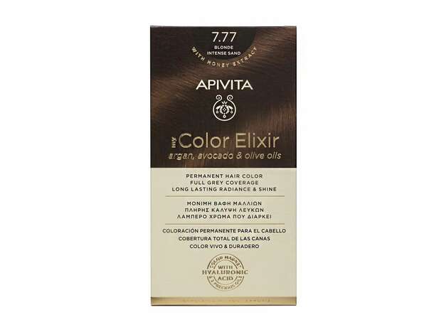 Apivita My Color Elixir Βαφή Μαλλιών 7.77 Ξανθό Έντονο Μπεζ 125ml