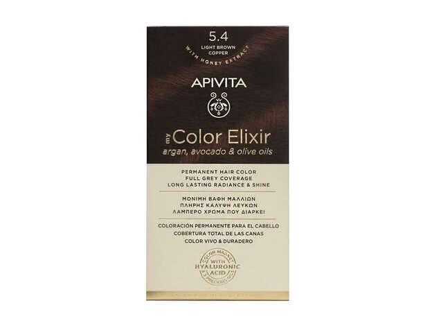 Apivita My Color Elixir Βαφή Μαλλιών 5.4 Καστανό Ανοιχτό Χάλκινο 125ml