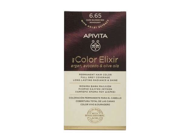 Apivita My Color Elixir Βαφή Μαλλιών 6.65 Έντονο Κόκκινο 125ml