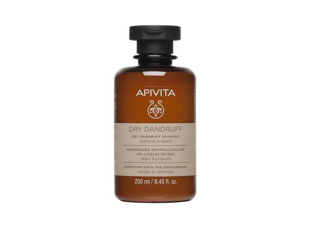 Apivita Dry Dandruff Shampoo with Celery & Propolis Σαμπουάν Κατά της Ξηροδερμίας με Σέλερι & Πρόπολη, 250ml