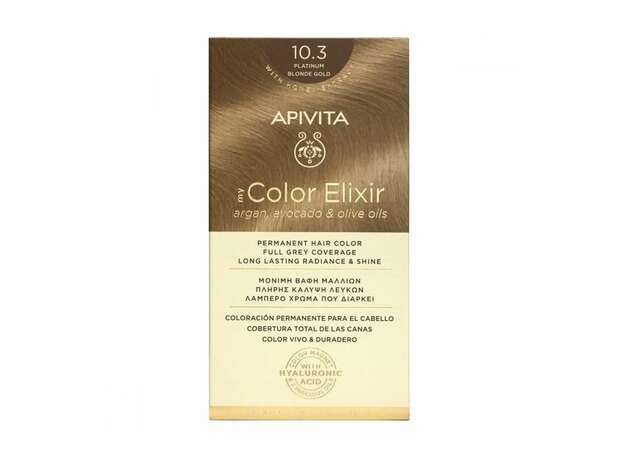 Apivita My Color Elixir Βαφή Μαλλιών 10.3 Κατάξανθο Χρυσό 125ml