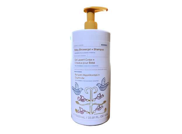 Korres Baby Showergel & Shampoo Coconut & Almond 1000ml