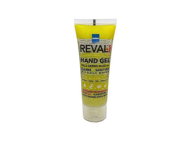 Interemed Reval Plus Hand Gel Αντισηπτικό Τζελ Χεριών Λεμόνι 75ml