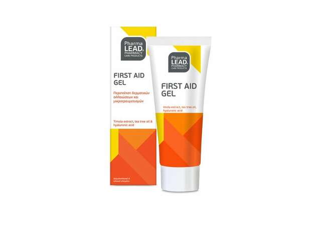 Pharmalead First Aid Gel Πρώτης Βοήθειας με Εκχύλισμα Timola, Έλαιο Τειόδεντρου & Υαλουρονικό Οξύ, 50ml